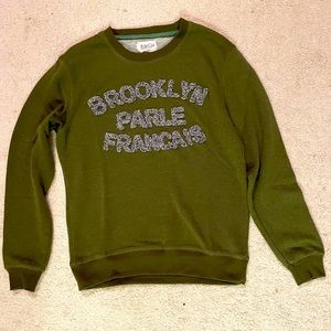 Brooklyn Parle Française sweatshirt ( Brooklyn speaks French)